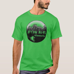 T-shirt Skier Afton Alps Minnesota