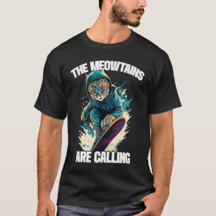 T-shirt Skier De Montagne cool Snowboard Pour Hommes Femme