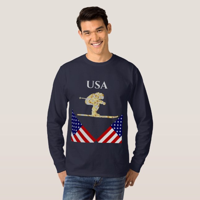T-SHIRT SKIEUR (Devant entier)