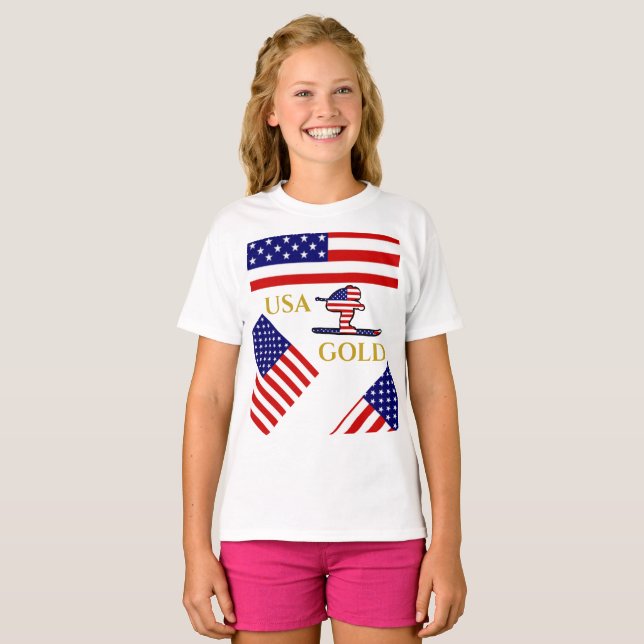 T-SHIRT SKIEUR (Devant entier)