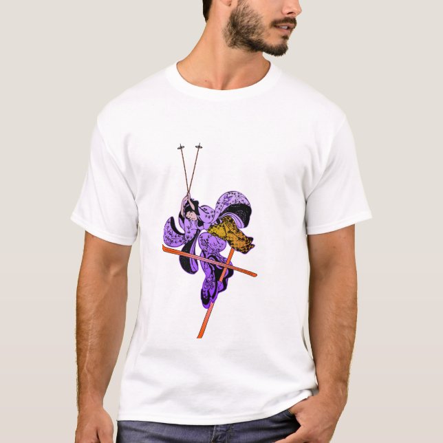 T-shirt Skieur de geisha (Devant)
