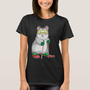 T-shirt Skieur de hamster ski