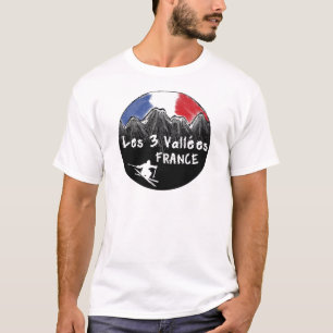 T-shirt Skieur de Les 3 Vallées France