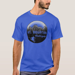 T-shirt Skieur de Mt. Brighton Michigan