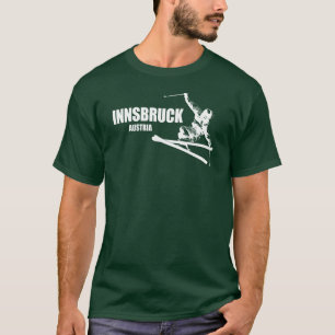 T-shirt Skieur d'Innsbruck Autriche