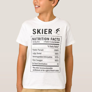 T-shirt Skieur drôle _4