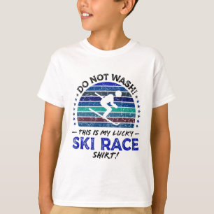 T-shirt Skieur Drôle de Ski Citation Rétro Vintage G