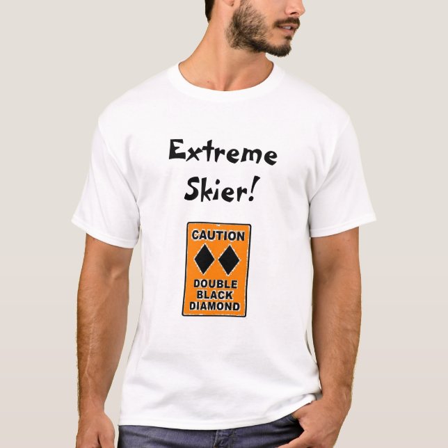 T-shirt Skieur extrême ! (Devant)