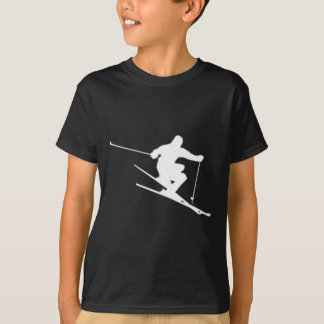 T-shirt Skieur minimaliste ski freestyle Apres Ski Hiver