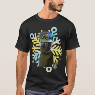 T-shirt skieur monumental