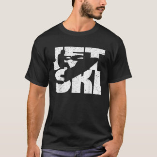 T-shirt Skii rétro vintage motomarine sports d'eau embarca
