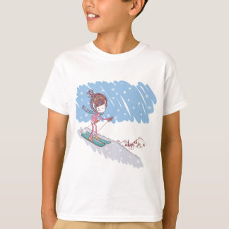 T-shirt Skiier mignon