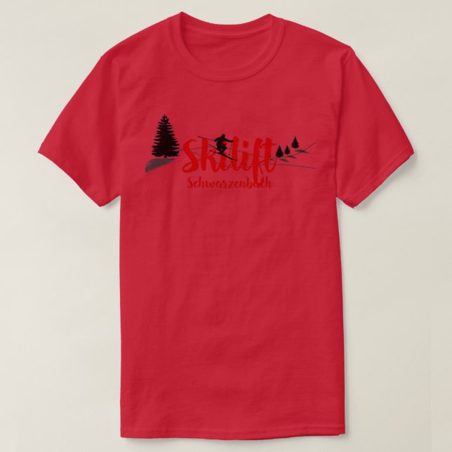 T-shirt Skilift Schwarzenbach Long (Design devant)