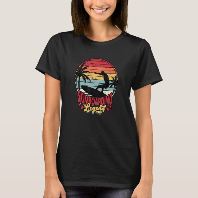T-shirt Skimboarding Legend  skimboarding (Devant)