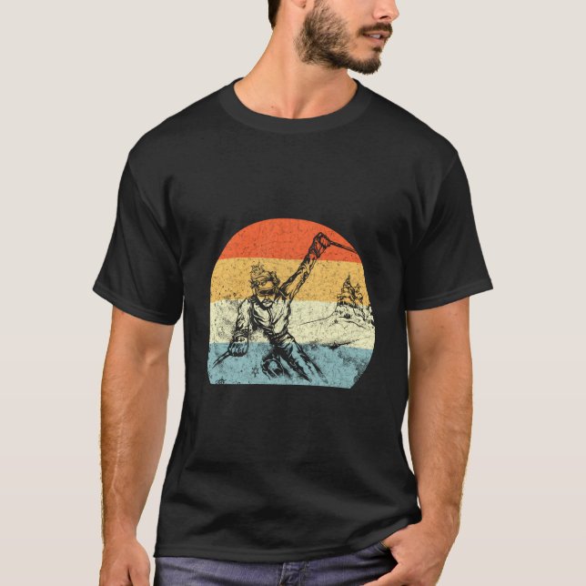 T-shirt Sking Vintage (Devant)