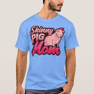 T-shirt Skinny Pig Mom Bandana Conception pour un Guinéen