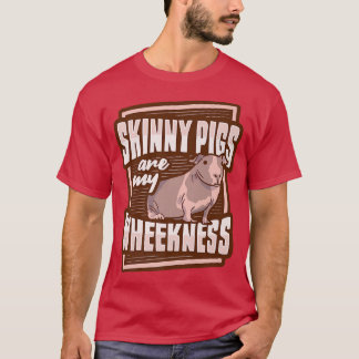 T-shirt Skinny Pig Wheek Design for a Guinea Pig Lover Pre