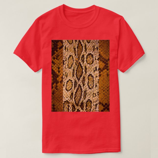 T-shirt Skins de serpent Photo Mode Texture Design (Design devant)