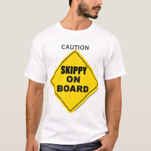 T-shirt skippy à bord