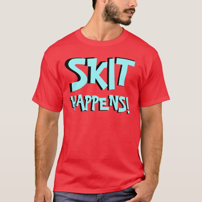 T-shirt Skittin à travers l'Amérique "SKETCH SE PRODUIT" (Devant)