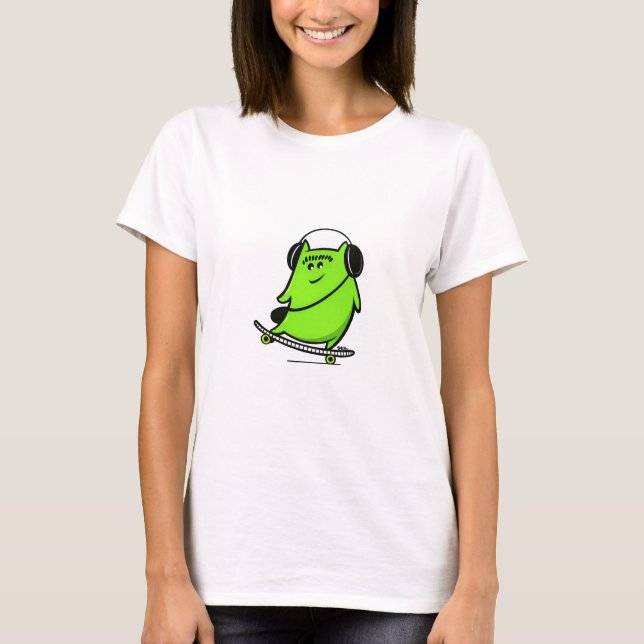 T-shirt SklinesArt Skateur (Devant)