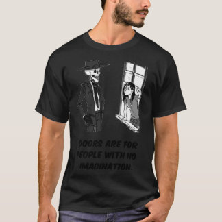 T-shirt Skulduggery Agréable Fanart - Portes Classique T-S