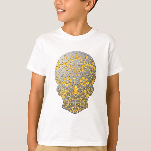 T-shirt Skull2MetalFire (Devant)