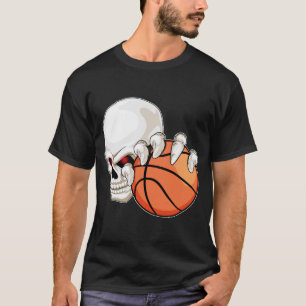 T-shirt Skull Basketball