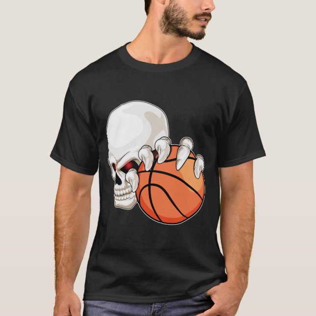 T-shirt Skull Basketball (Devant)