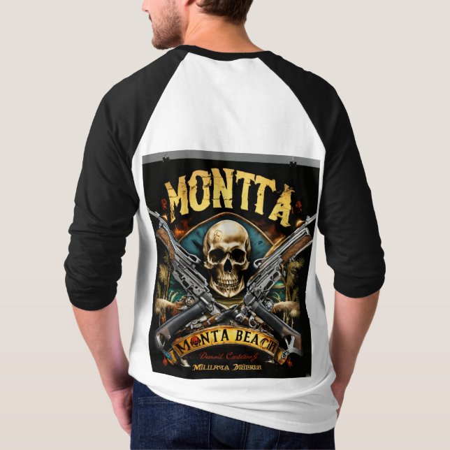 T-shirt "Skull & Crossbones Rock Band Tee" (Dos)