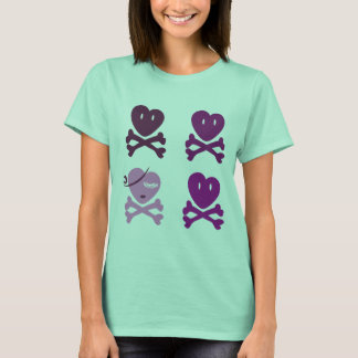 T-shirt Skull Heart