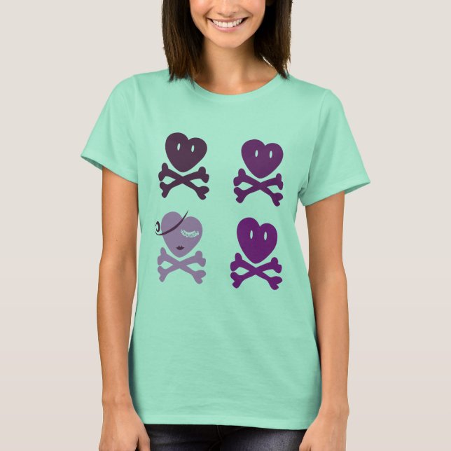 T-shirt Skull Heart (Devant)