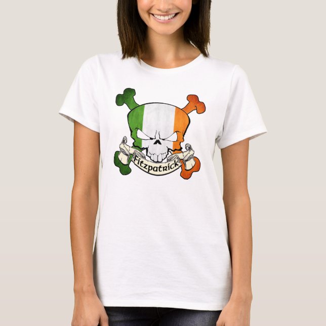 T-shirt Skull irlandais Fitzpatrick (Devant)