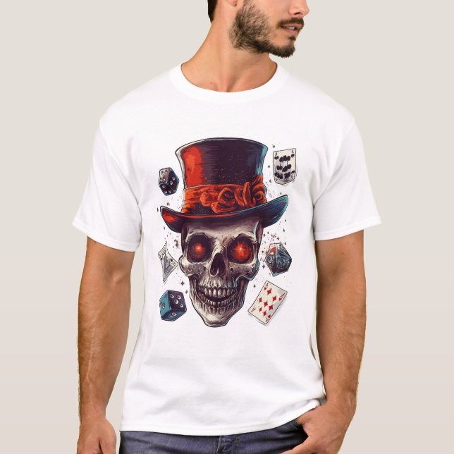 T-shirt Skull Magician�s Hat (Devant)