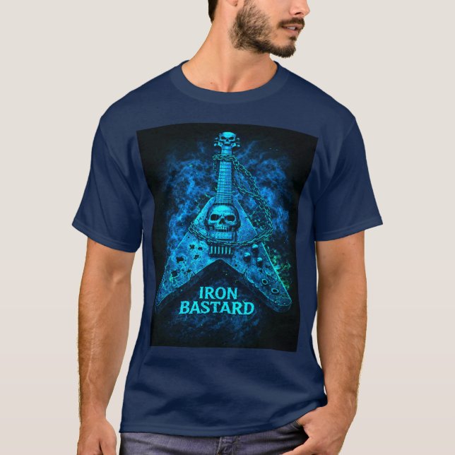 T-shirt skull‑rock vibes (Devant)