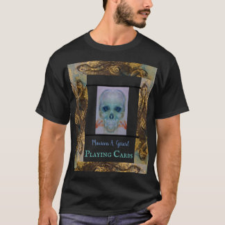 T-shirt Skull Skeleton Halloween Debout Maureen Girard Pla