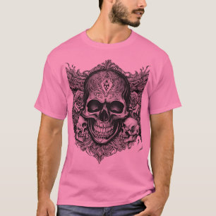 T-shirt Skull Sketched