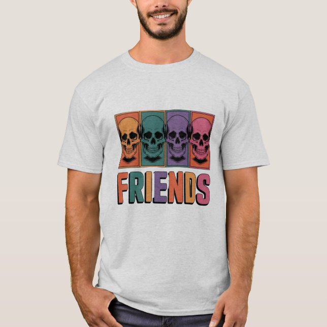 T-shirt Skull Squad : Amis pour toujours (Devant)