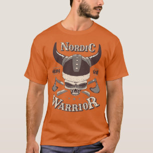 T-SHIRT SKULL VIKING