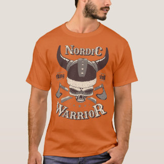T-SHIRT SKULL VIKING
