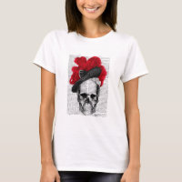 Skull with Red Hat