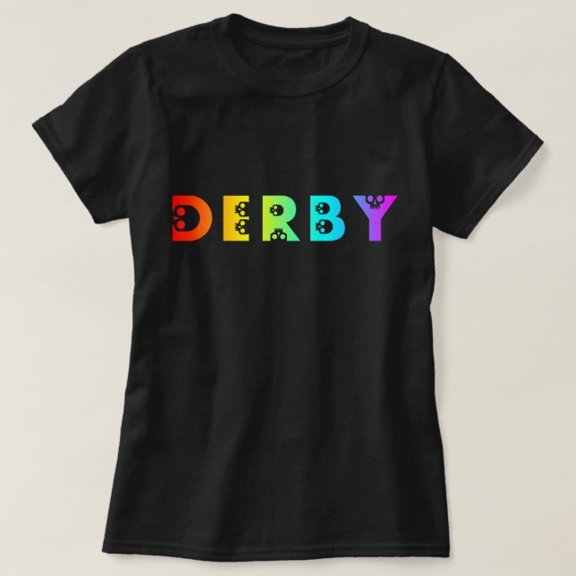 T-shirt skullphabet de Derby (Design devant)