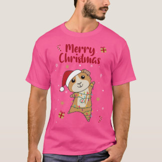 T-shirt Skun Noël Noël Animal Fairy Lights Skun