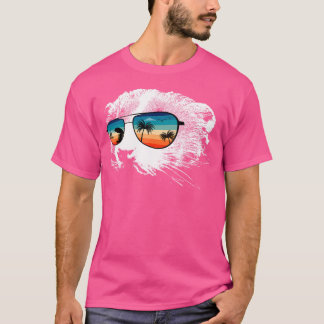 T-shirt Skunk Avec Lunettes de soleil