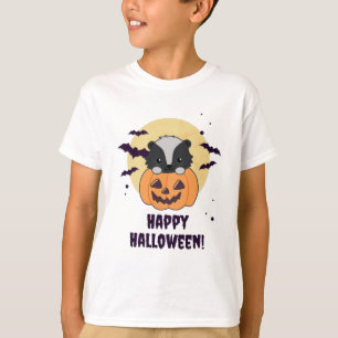 T-shirt Skunk Pumpkin Cute Skunks Happy Halloween