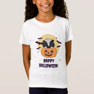 T-Shirt Skunk Pumpkin Cute Skunks Happy Halloween