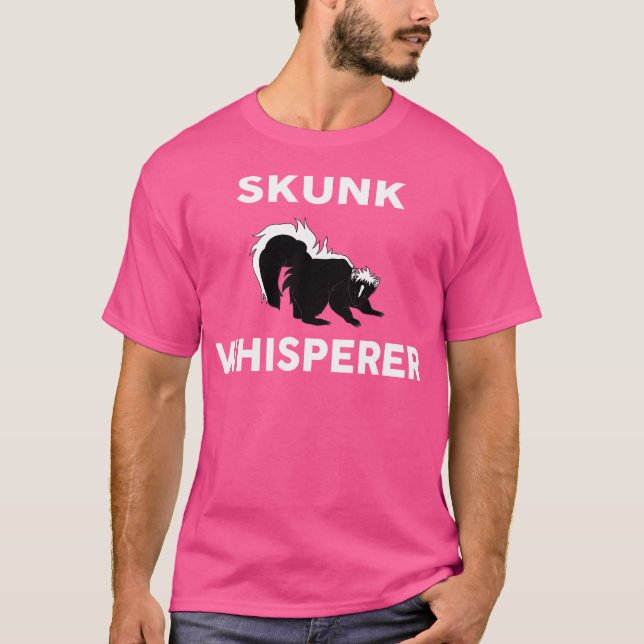 T-shirt Skunk Whisperer Skunks (Devant)