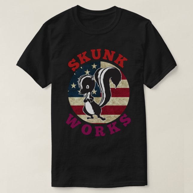T-shirt Skunk works                   (Design devant)