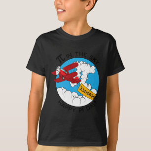 T-shirt Sky Avion Funny Math Nerd Anniversaire Cadeau Pi J