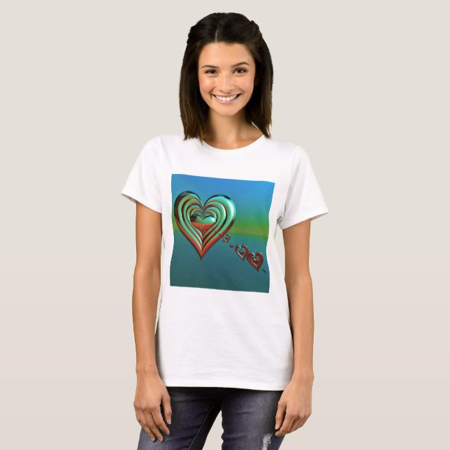 T-shirt Sky High Hearts (Devant entier)